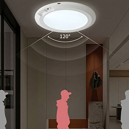 💡 50% RABATT NU! 🧲 Rörelsesensor LED Taklampa – Automatisk, Magnetisk & USB Uppladdningsbar – Röststyrning, 120° Detektering, 30s Auto-Off ✨