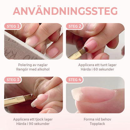 🔥3-i-1 Självnivellerande Nagelbyggargel