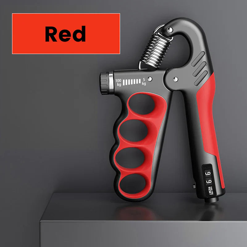 Justerbar handgreepstränare med elektronisk avläsnin