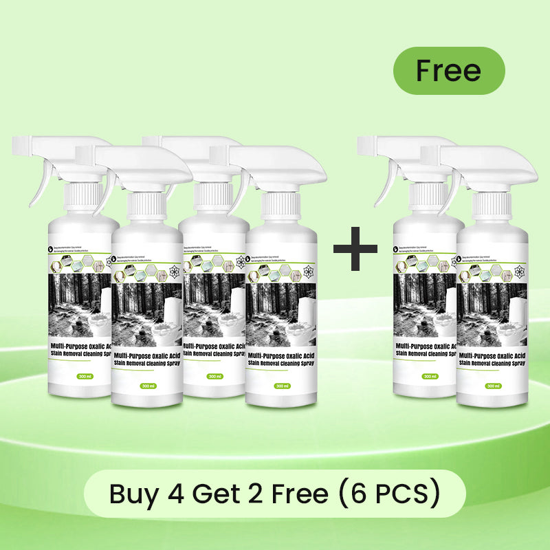 🌿 【NATURLIG FLÄCKBORTTAGNING】Oxalsyra Rengöringsspray 🔥 Multifunktionell & Miljövänlig – För Ett Skinande Hem!