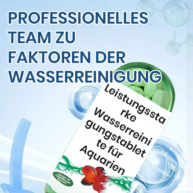 🐠 KÖP 1 FÅ 1 GRATIS! 💦 Akvarievattenreningstablett – Eliminerar Orenheter, Balanserar pH & Säker för Fisk 🧪