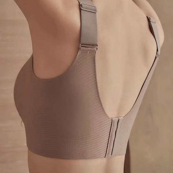 🎁Köp 1 Få 3 Förpackningar💕Ribbad Push Up Justerbar Trådlös BH för kvinnor