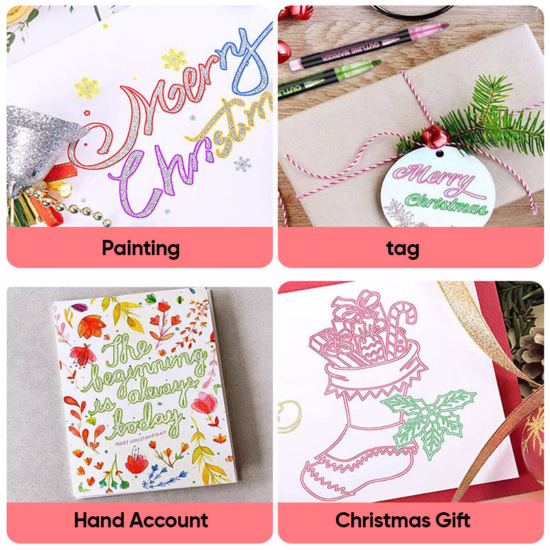 🎨🖌️Färgläggning Lightstick Graffiti Överstrykningspennor