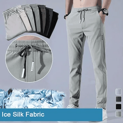 🩳 60% RABATT! 🏃 Unisex Snabbtorkande Ultra Stretchiga Byxor – Svalkande, Silkeslena & Bekväma för Rörelse ✨