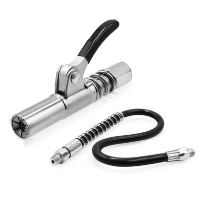 🔩 KÖP 2 FÅ 3! ✨ Smörjkoppling med Fjäderflexslang - 360° Svängbar Universalkoppling för Tunga Industrier och Fordonsunderhåll 🚗⚙️