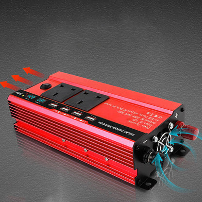 📢📢50 % RABATT!!!⏰1500 W bilomvandlare med 4 USB-portar