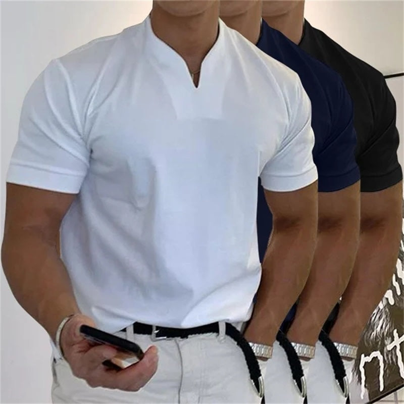 2026 Gentlemans business kortärmad fitness-T-shirt