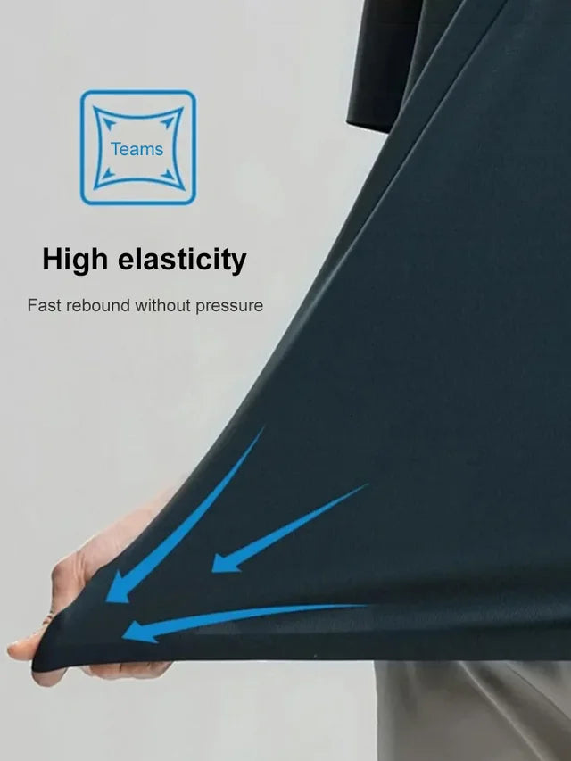 🔥Snabbtorkande businessskjorta i issilke för män