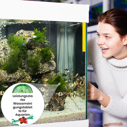 🐠 KÖP 1 FÅ 1 GRATIS! 💦 Akvarievattenreningstablett – Eliminerar Orenheter, Balanserar pH & Säker för Fisk 🧪