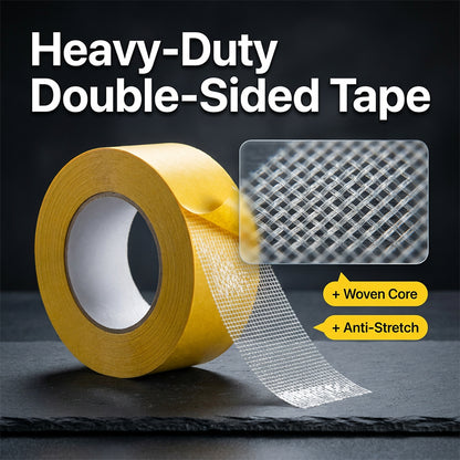 🎁2026 nyårsförsäljning🎁🎉Köp mer – spara ännu mer!🔥Starkt självhäftande dubbelsidig gasväv Fiber Mesh Tape