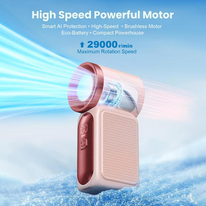 🥳2026 Hetsäljande vara🥳💨❄️ 50% rabatt! Turbinfläkt - 16900 varv/min, 6 vindhastigheter, LED-display. 🌬️✨