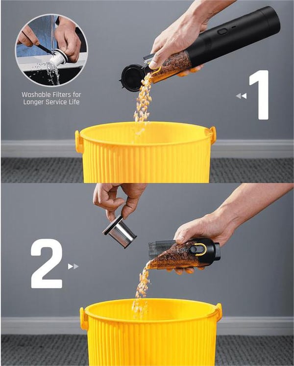 💥SISTA DAGEN REA 49 % RABATT💥Slim V8 Mate sladdlös bil dammsugare med hög effekt 13000Pa/30AW