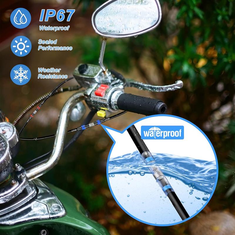 🔌 50% RABATT NU! 💧 Självlödande vattentäta kabelkopplingar – IP67 krympslang med lödring, stark & pålitlig – enkel att installera 🔧