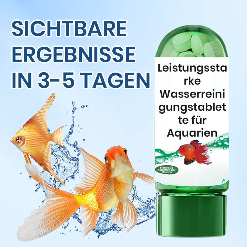 🐠 KÖP 1 FÅ 1 GRATIS! 💦 Akvarievattenreningstablett – Eliminerar Orenheter, Balanserar pH & Säker för Fisk 🧪