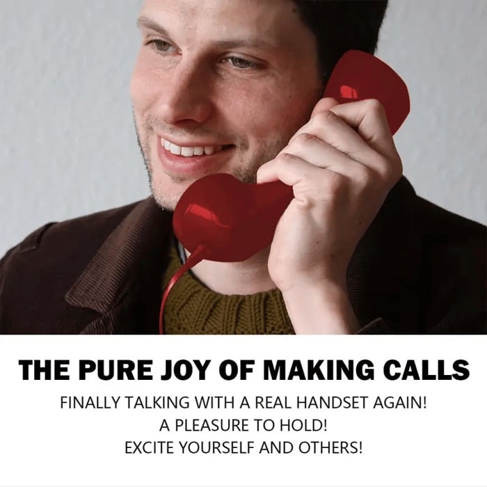 📞 Spara 50 %! 🤣 Retro telefonlur – en unik present för speciella tillfällen ✨