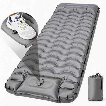 ⛺ 50% RABATT NU!☁️ Utomhustält Uppblåsbar Kudde – Ultrakomfort & Snabb Uppblåsning – Portabel Campingmadrass för Vandring 🎒