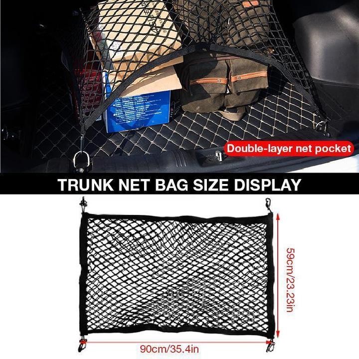 🚗 50% RABATT NU! Elastisk nätväska för bilen – förvaringsutrymme, säkerhetsbarriär & praktisk organisering 🧺🛡️