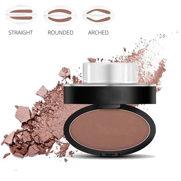 🎁 2026 Nya Ankomster 50% rabatt💥Eyebrow Stamp Pulverset med Applikatorborste, Ett Tryck Perfekta Ögonbryn, Vattentålig Långvarig 24H Ögonbrynsmakeup för Enkla Dagliga Salongsliknande Ögonbryn