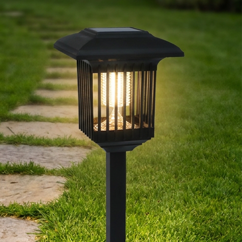 Solcellsdriven insektsdödare för utomhusbruk
