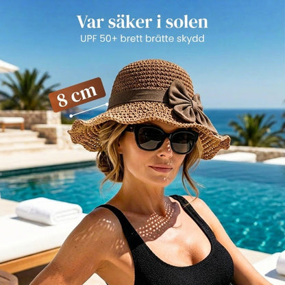 🏖️👒Stråhatt Med Retrobåge - Hopfällbar Och Andningsbar Resa
