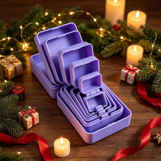 🎁📦 Kapslad Överrasknings-Pusselbox – 50% RABATT! 6 stapelbara lådor, 3D-tryckt, liten överraskning inuti – perfekt för spratt & presenter. 🎉