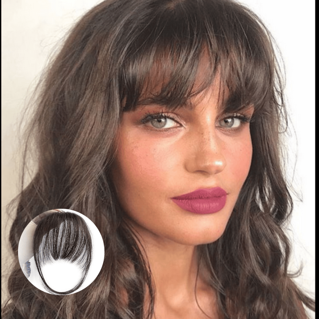 🎀Clip in Bangs (glödtråd med hög temperatur) 🔥