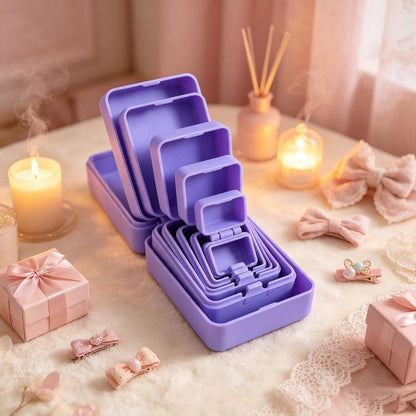 🎁📦 Kapslad Överrasknings-Pusselbox – 50% RABATT! 6 stapelbara lådor, 3D-tryckt, liten överraskning inuti – perfekt för spratt & presenter. 🎉