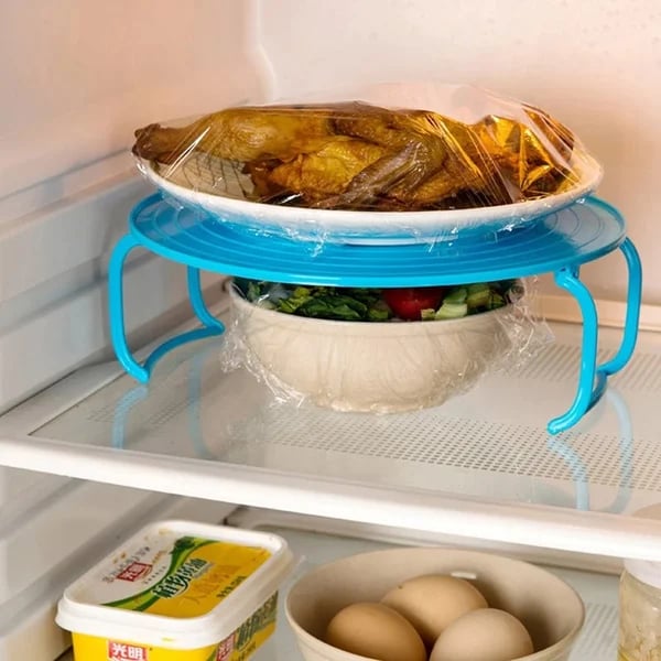 🍽️ 50% RABATT NU! ⏰ Hopfällbar mikrovågsugnsställ – skapar extra nivå, halkfri yta & greppvänliga handtag – perfekt för flexibel uppvärmning i köket 🥘✨