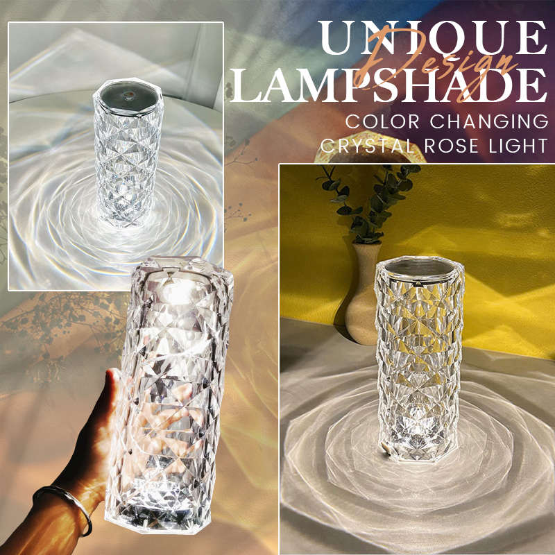 🎁Begränsad tid 50 % rabatt💥🎁Touch Rose Crystal Lamp