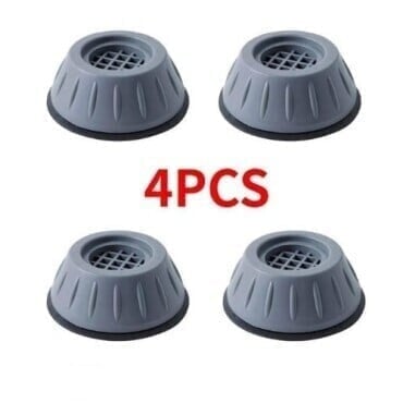🏡 KÖP 2 FÅ 3! ✨ Ljuddämpande tvättmaskinsfötter - 4-pack av gummi med stabiliserande bas för tyst drift och golvskydd 🔇🧼
