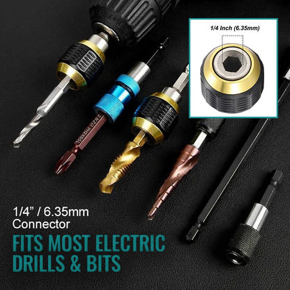 🛠️ BEGRÄNSAD TID 50% RABATT! ✨ Självlåsande Hex-handtag Bits – Pop-Up, Snabbfrigjöring, Hållbar ⚙️