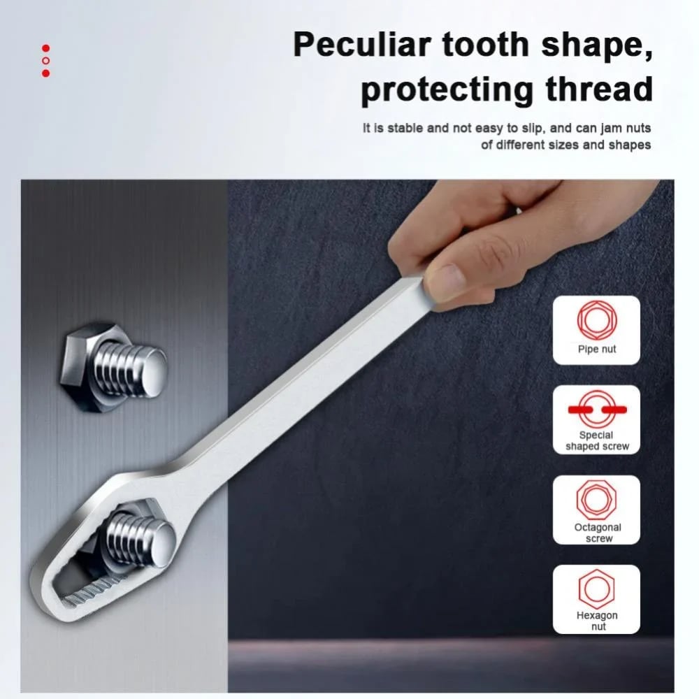 🔧🔥 50% RABATT! 8–22mm Universalnyckel – En För Alla