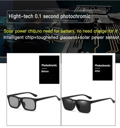 🌟 Nyanlända 50% rabatt⚡ - 🕶️Smart Fotokromiska polariserade solglasögon