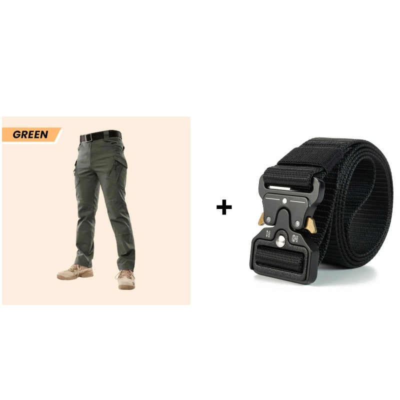 👖 50% RABATT! 💥 Köp 1 och få 1 bälte gratis – Multifunktionella Taktiska Byxor ✨