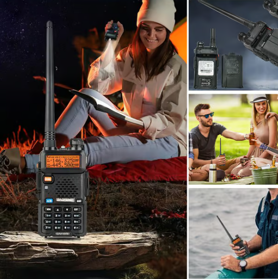 ⏰ Endast nu 50% rabatt!🔥📡 UV-5R Hamradio Långdistans UV5R Two-Way Radio Dualband Walkie-Talkie