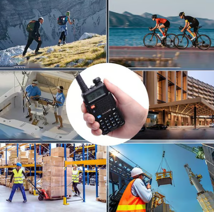 ⏰ Endast nu 50% rabatt!🔥📡 UV-5R Hamradio Långdistans UV5R Two-Way Radio Dualband Walkie-Talkie