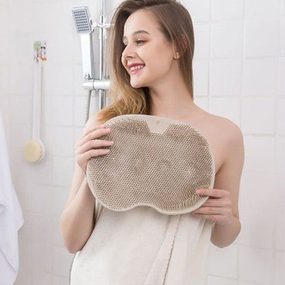 🧼Halkfri Duschskrubb Silikonmatta💦