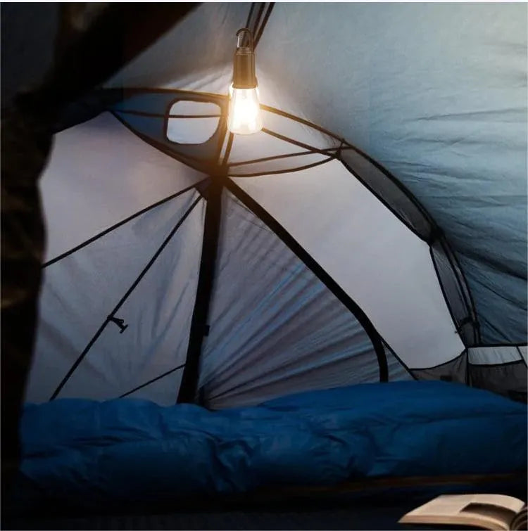 2025 Ny Utomhuscamping Hängande Typ-C Laddning Retro Glödlampa Belysning Dekoration