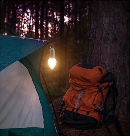 2025 Ny Utomhuscamping Hängande Typ-C Laddning Retro Glödlampa Belysning Dekoration