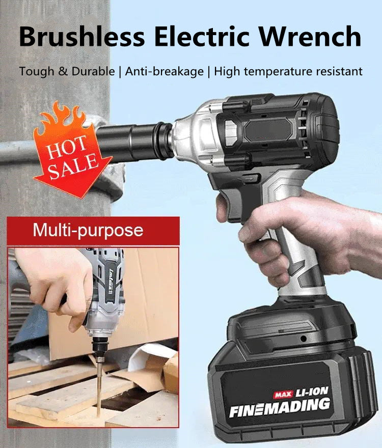 🔥 HOT SALE🔥 BRUSHLESS ELECTRIC DRIVER - Kraftfull, inga borstar att slita ut!🧰