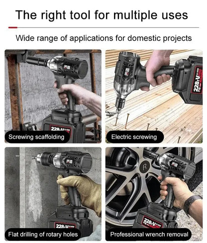 🔥 HETA FÖRSÄLJNING🔥 BORSTFRI ELEKTRISK DRIVARE - Kraftfull, inga borstar som slits ut!🧰