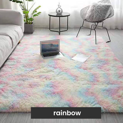 ⏳Begränsad tid 49 % rabatt⏰Gradientfärgad Plyschmatta 🛋️