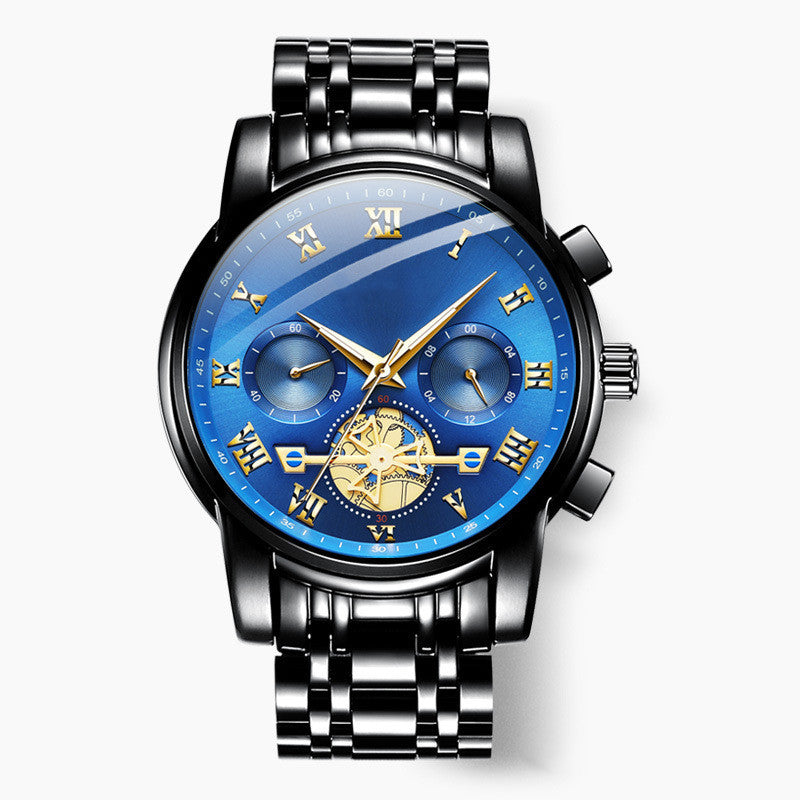 🔥Luxury Design Dodecagon Quartz Titta på nya multifunktionella mäns armbandsur