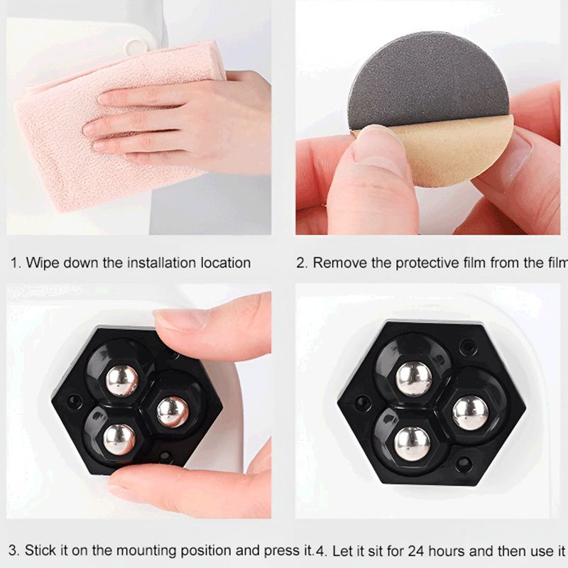 🔥360° svängbara tredubbla kulhjul för möbler Mobilitet Gods