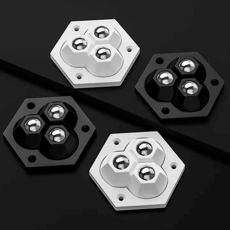 🔥360° svängbara tredubbla kulhjul för möbler Mobilitet Gods