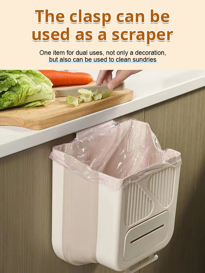 🧹 50% RABATT NU! Hopfällbar hängande sophink för köket – platsbesparande, enkel att hänga på skåpsdörren & perfekt för matlagning 🚪♻️