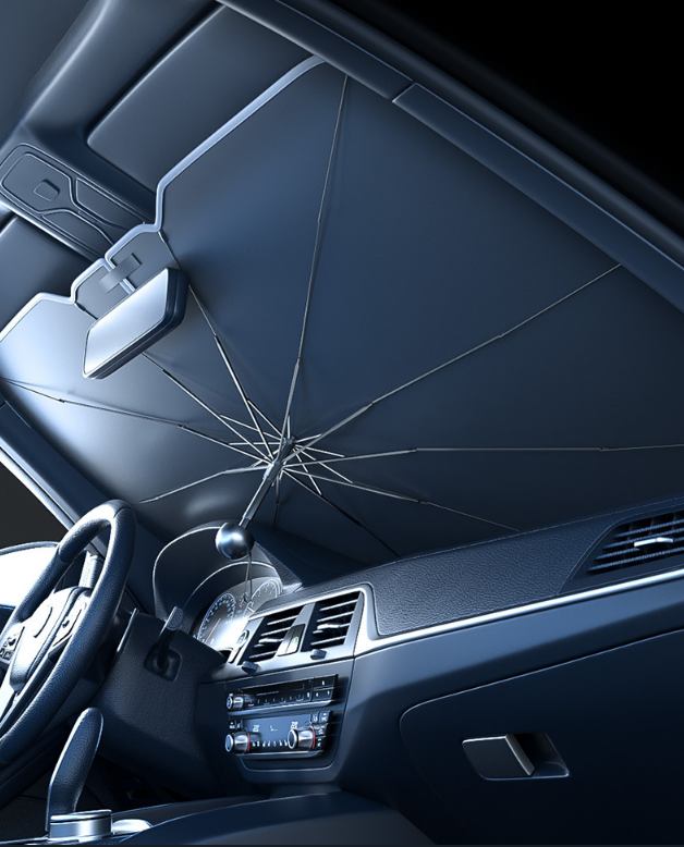 🔥🔥Solsskydd för bilrutor 2026- Fällbar vindruta Bil UV-skydd (Termiskt skydd)🔥🔥
