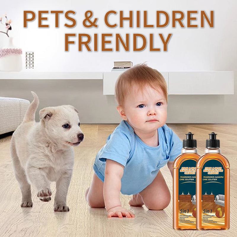 🧹EXTRA REA!✨ 100 ml fläck- och luktborttagare - Djuprengör golv på några sekunder, lämnar en fräsch doft, säker för alla ytor 🏠💦