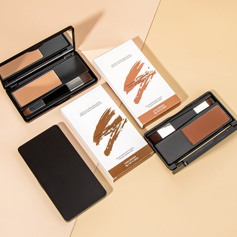 Flerfunktionsbärbart vattentätt och svettsäkert hårlinjemodifierande pulver