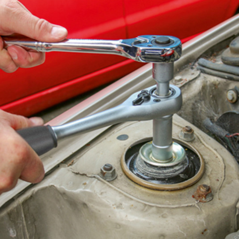 Fjädring Stötdämpare Stagmutterborttagningsverktyg Hylsa 18 PCS Kit